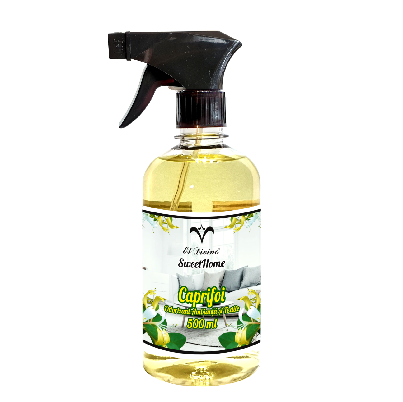 Spray de camera si textile 500 ml, fara ulei - Aroma Caprifoi