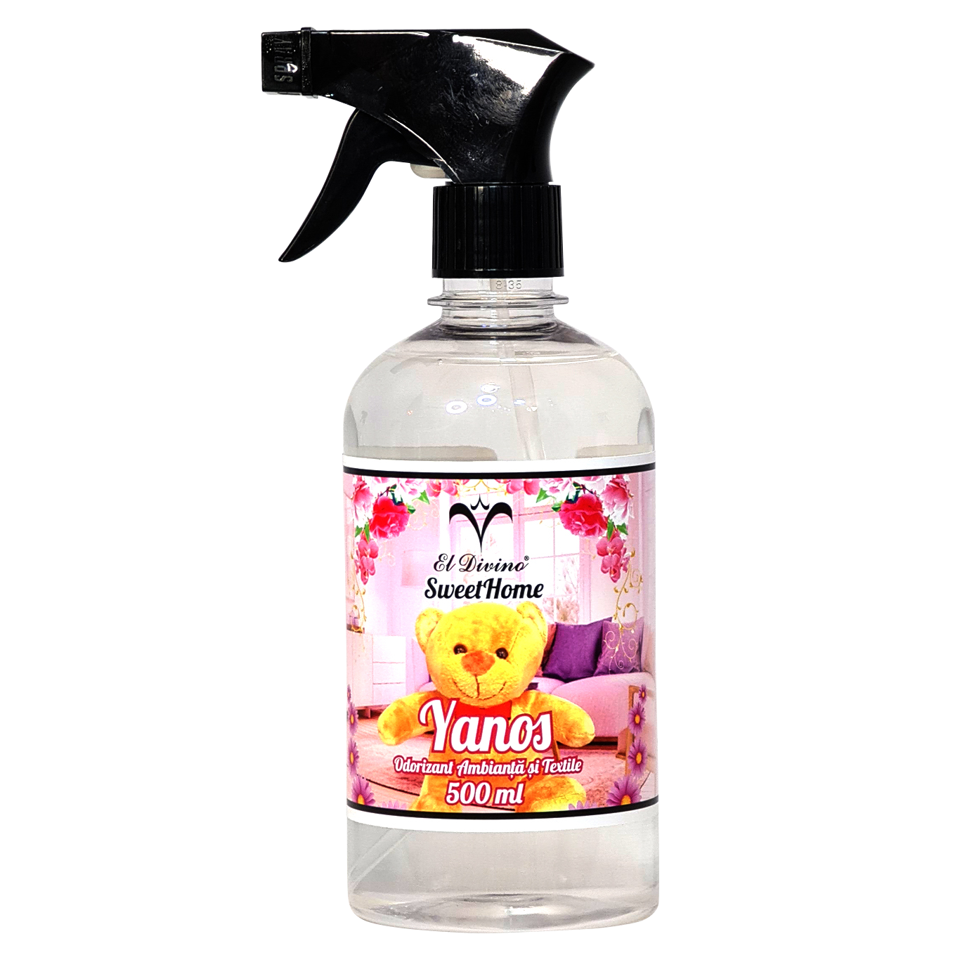 Spray de camera si textile 500 ml, fara ulei – Aroma Yanos
